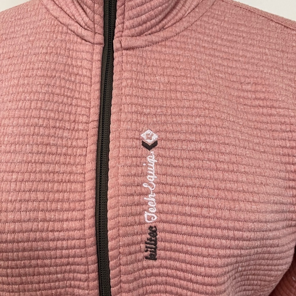 Killtec Full Zip Blush Pink Ribbed Jacket- Size 10 - Picture 5 of 12